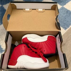 NWT Baby Red and White Jordan Sneakers